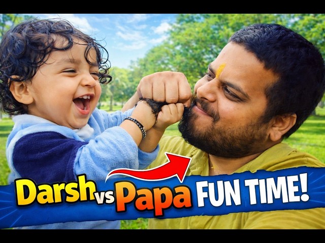 Papa and Darsh fight 😳 Then Darsh convinced her by kissing her ❤️ #dailyvlog #viralvideo #trending