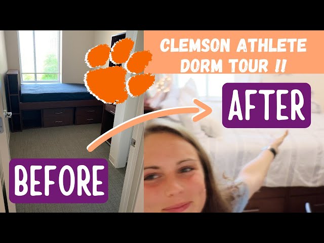 CLEMSON ATHLETE DORM TOUR *Douthit apartments & dorm tips*
