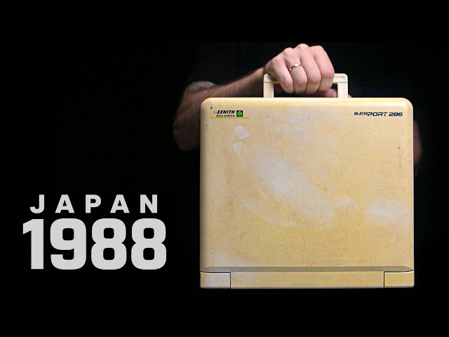 1988 ⚙️ RESTORATION & Repair 💻 | BROKEN Vintage LAPTOP | Made in Japan!