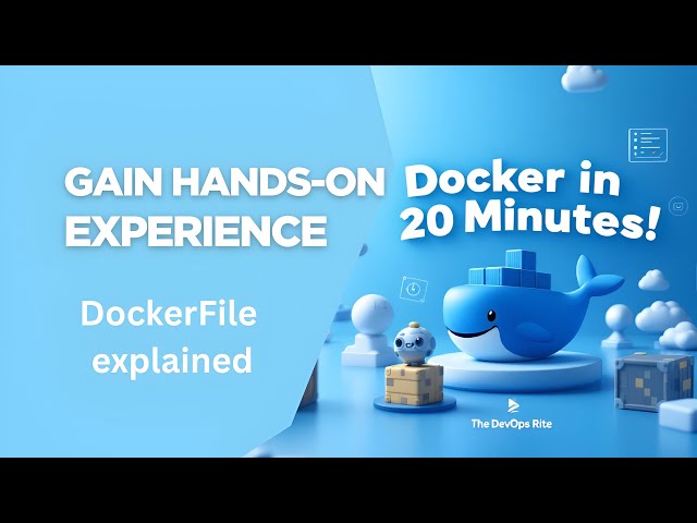 Docker Hands-On Project for Beginners | Dockerize a Frontend App, Build & Push Image, Dockerfile.
