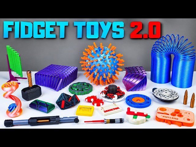 FIDGETS 2.0 – Next Level 3D Printed Fidget Toys