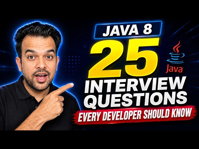 25 Java 8 Interview Questions Every Developer Should Know