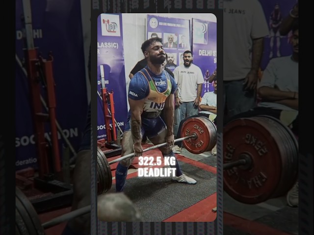 Mannu Chaudhary: India’s Larry Wheels? Record-Breaking Powerlifting at Delhi Championship!