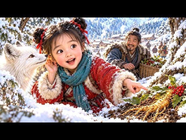 4-Year-Old Girl Left in Snow Hears All Things and Helps Her Foster Dad and Village Prosper