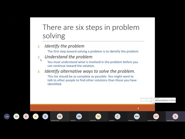 Problem Solving using Python