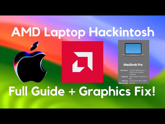 AMD Laptop Hackintosh Guide! - NootedRed Graphics Installation