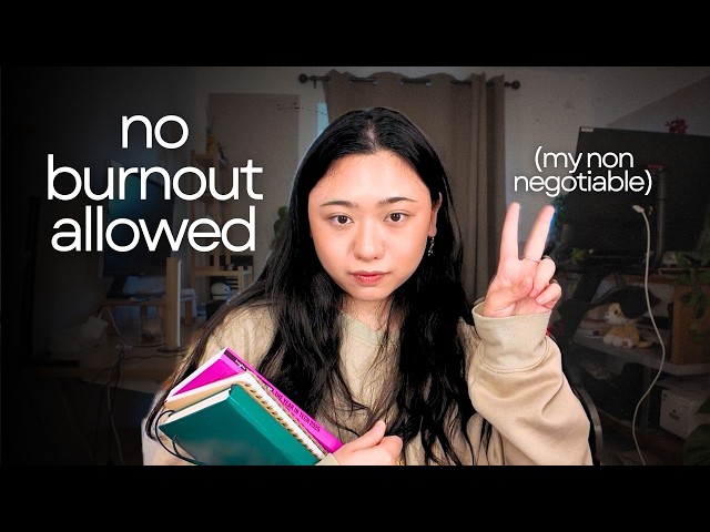 how I figured out a study routine that actually feels good