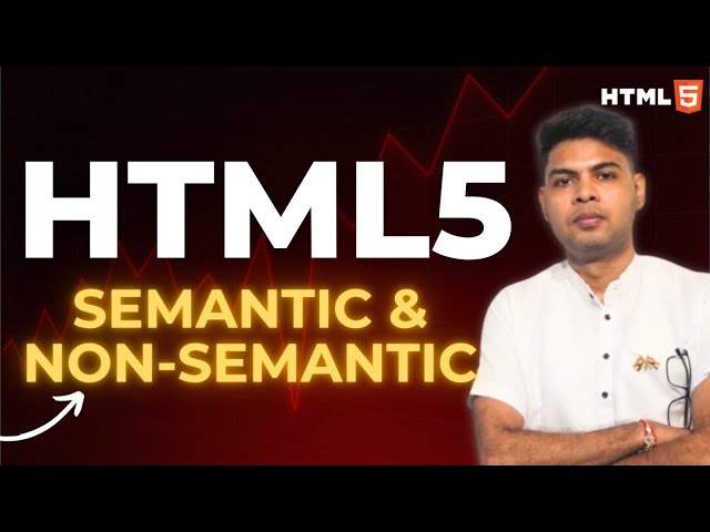 HTML Semantic vs Non-Semantic Tags Explained | Easy HTML Tutorial for Beginners | Web Design Guide