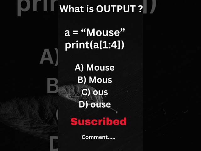 Comment your answer ❓#programming #coding #python #developer #shorts #javascript #2026