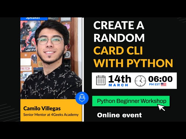 How To Build A Random Card CLI With Python