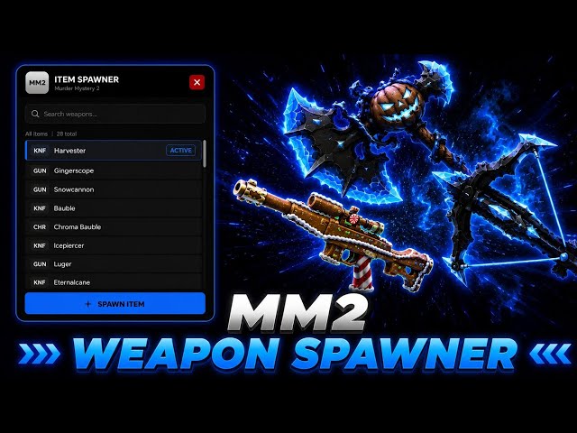 NEW MM2 SPAWNER ITEM SCRIPT| MURDER MYSTERY 2 SCRIPT| PASTEBIN KEYLESS