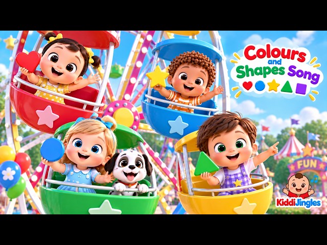 Learn Colours & Shapes + More Fun Songs for Kids | Nursery Rhymes & Kids Songs |Singalong Baby Songs