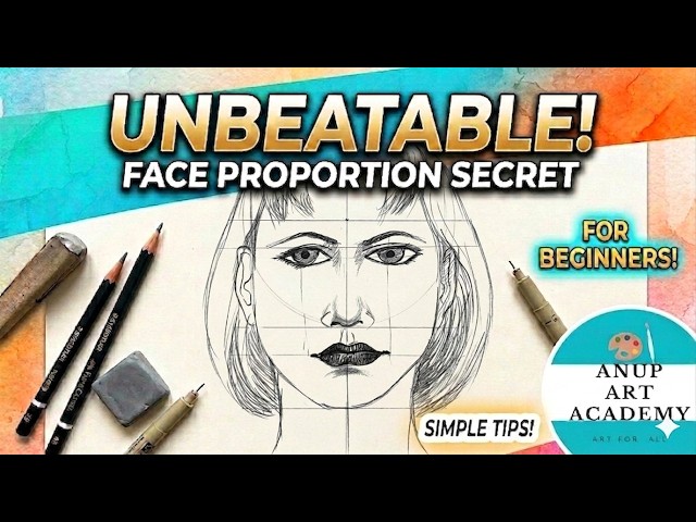 How To Draw Front View Face Female/Easy Female Face Drawing Tutorial | Front View Sketch