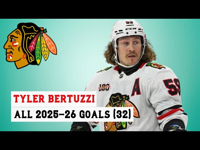 Tyler Bertuzzi (#59) Todos los 32 goles de la temporada 2025-26 de la NHL