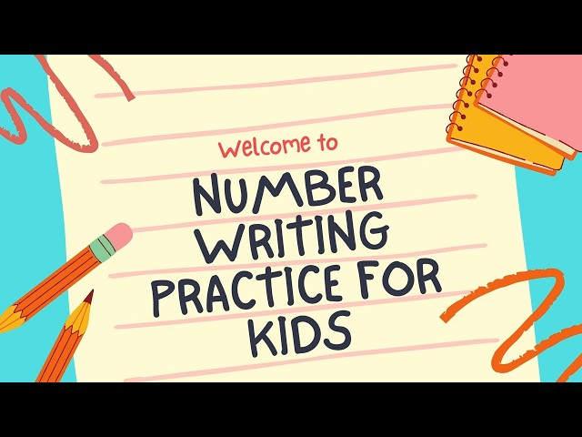 Learn to Write Numbers | 5-Second Writing Challenge for Kids