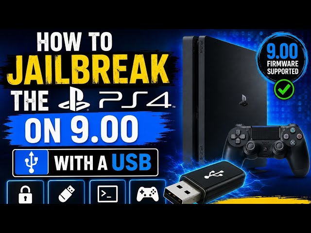 How to Jailbreak the PS4 on 9.00 with a USB (Full Tutorial)