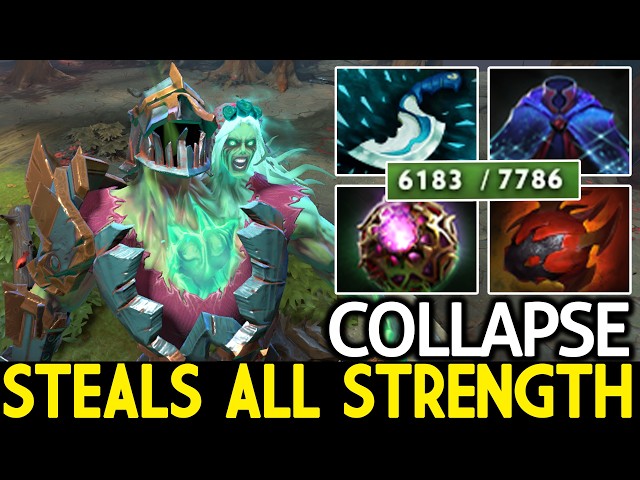 COLLAPSE [Undying] Steals ALL Strength Build – Nonstop Decay Dota 2