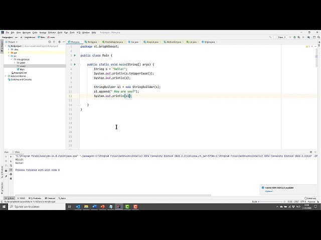 Stringbuilder class