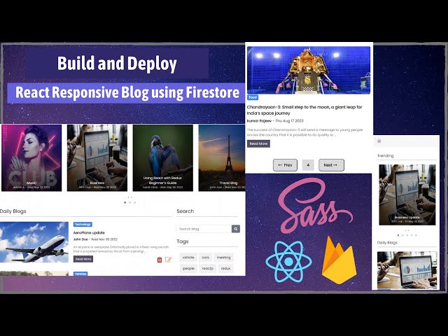 Build & Deploy React Responsive Blog with Firestore | CRUD, Auth, Pagination, Like, Search & Comment