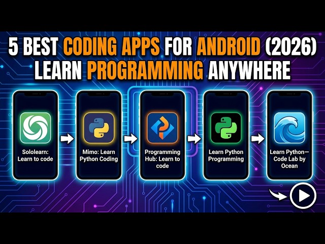 5 Best Coding Apps for Android (2026) | Learn Programming Anywhere