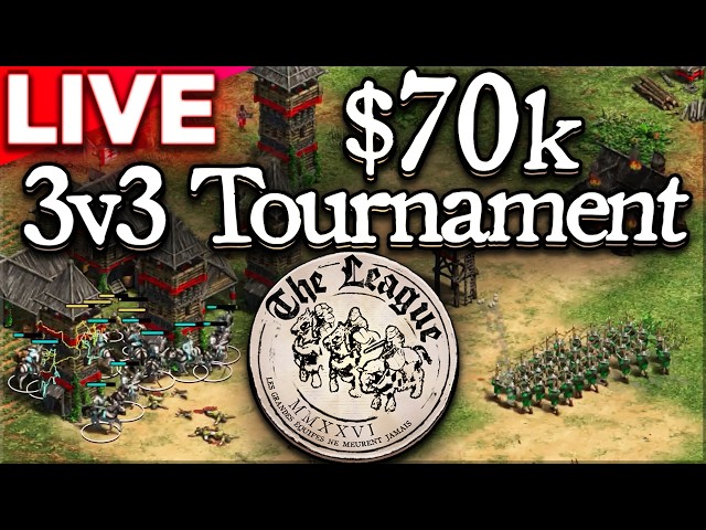 $70k 3v3 Group Stage! THE LEAGUE! (Hosted by @daniela_aoe )