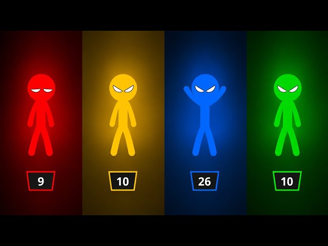 Stickman BEST MINIGAMES Tournament | Stickman Party 1 2 3 4 Player 2026 Fun