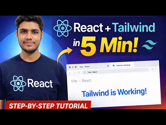 How to Install React with Tailwind CSS (Step-by-Step Guide)