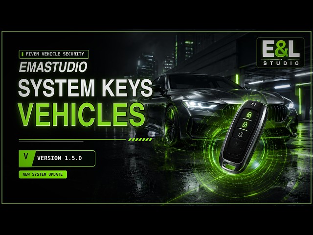 [QBCORE] [ESX] EMASTUDIO SYSTEMKEYSVHEICLES V1.5.0