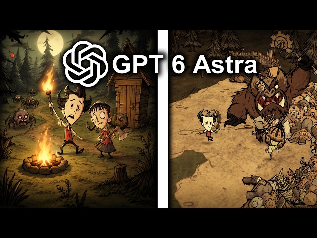 Building DON’T STARVE from SCRATCH with ChatGPT 6 Astra… it turned out INSANE 😱