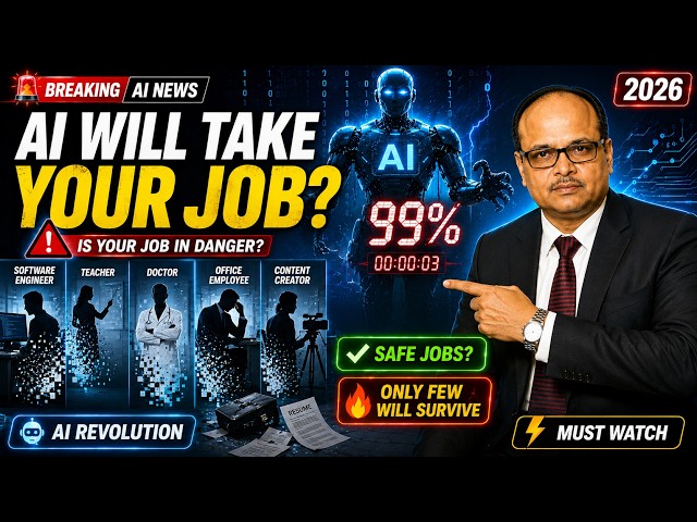 🚨 AI Will Replace 99% of Jobs? Only These Careers Will Survive!