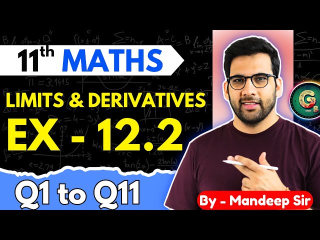 Class - 11, Ex - 12.2 Q1 to Q11 Limits & Derivatives Maths || CBSE NCERT  @GREENBoard