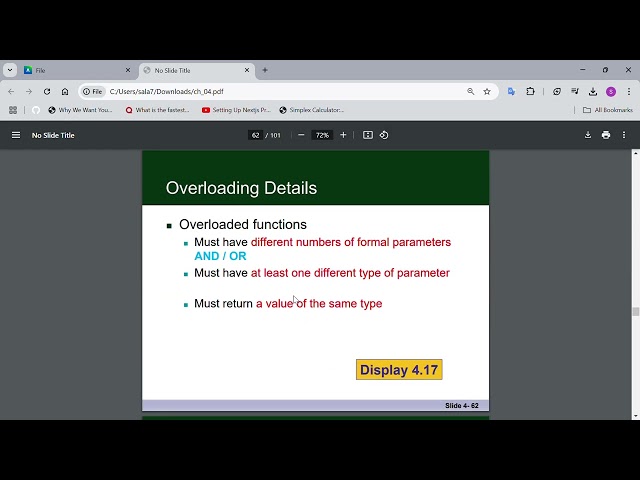 C++ Basics: Local Variables, Function Overloading & Call-by-Reference Explained
