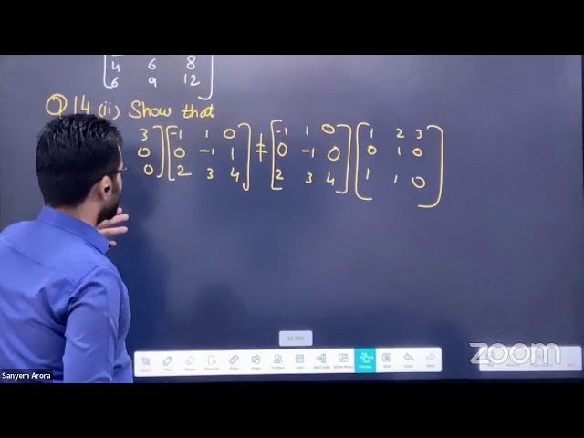 Class 12 Matrices Maths & Applied Maths | Ch-3 | #02(3) | Ex-3.2 (1(v), 3, 14)