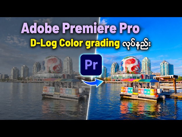 How to Color Grade D-Log in Adobe Premiere Pro | Easy D-Log Color Grading Tutorial