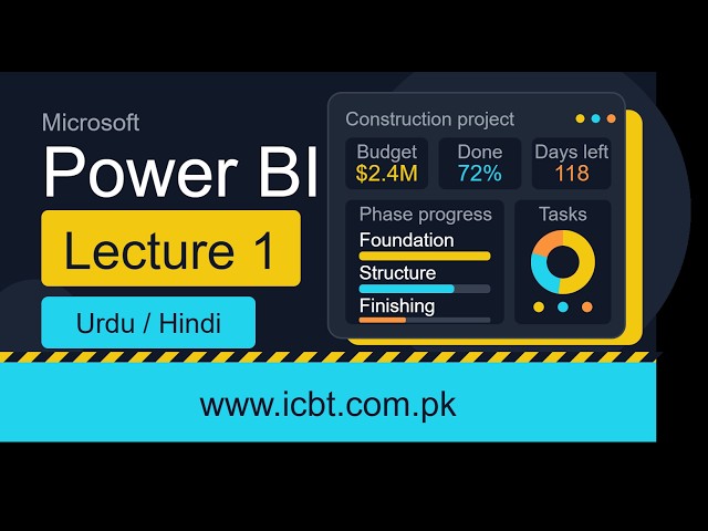 Microsoft Power BI Course | Lecture 1 | Power BI Tutorial for Beginners | English