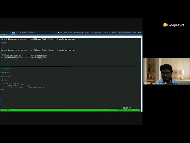 System Commands Live Session