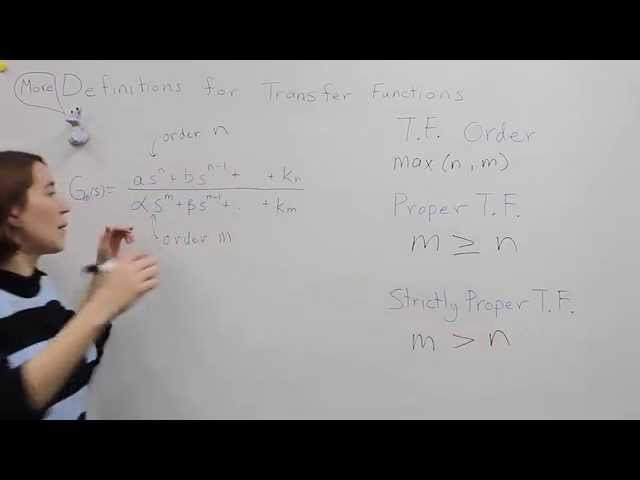 Intro to Control - 4.2 More Definitions for Transfer Functions