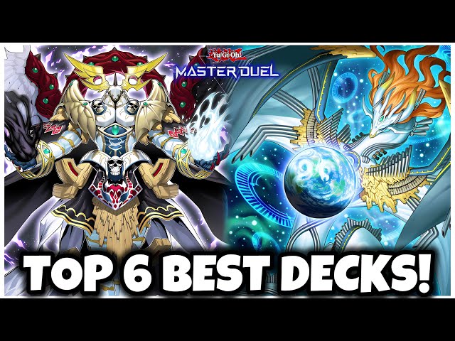 TOP 6 BEST DECKS in MASTER DUEL!