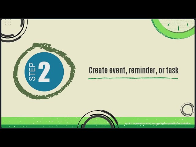 [ALS ICT Training] Exploring Google Calendar and Google Classroom