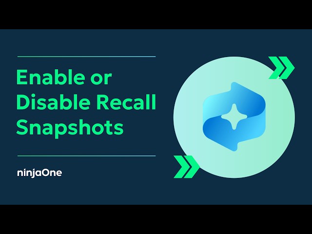 How to Enable or Disable Recall Snapshots in Windows 11
