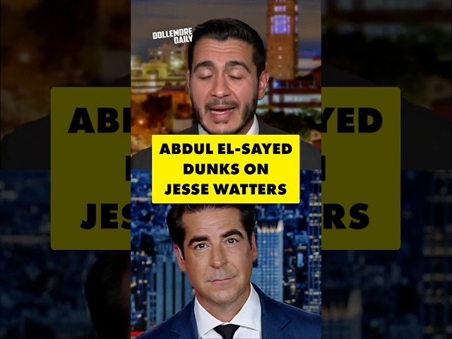 Abdul El-Sayed SLAMS Watters for Being a Political Stooge #DollemoreDaily #AbdulElSayed #FoxNews
