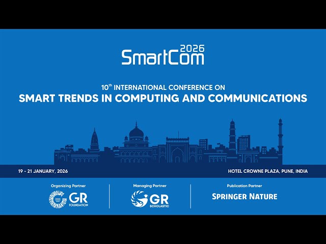 10th SMARTCOM 2026 | Technical Session 9B | Pune, India