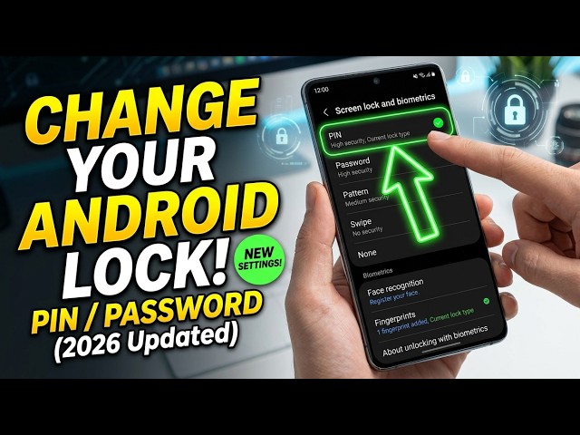 Updated Guide: Change Android PIN or Password 2026