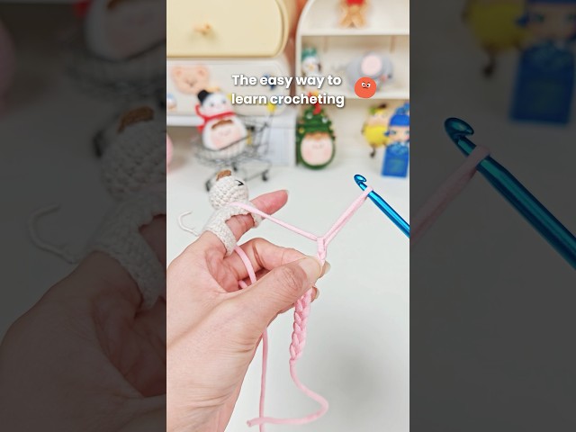 The Easy Way to Learn Crocheting🙌 | Step-by-step Tutorial |Beginners Friendly💕