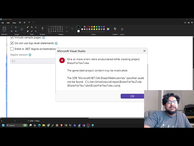🔥 FIXED: SDK Microsoft.NET.Sdk.BlazorWebAssembly Could Not Be Found (Visual Studio 2026/2022 Error)
