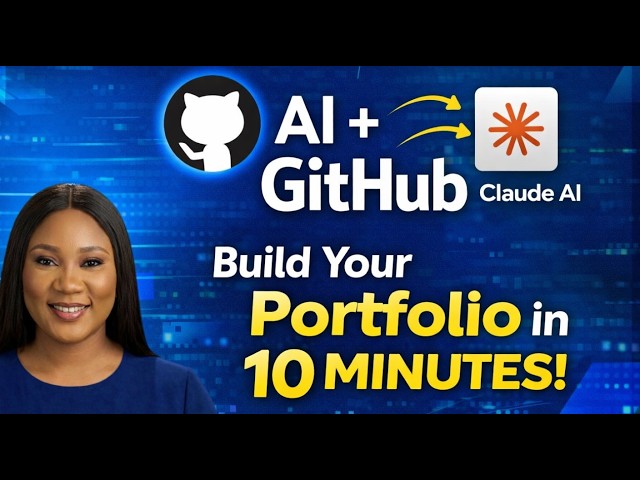 Build a Data Analyst Portfolio in 10 Minutes (Using AI + GitHub) #claudeai