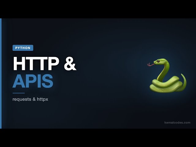 Python Tutorial #19: Python HTTP & APIs — Requests, httpx & REST