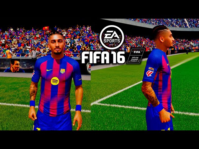 Faces and Hair - Raphinha HD FOR FIFA 16