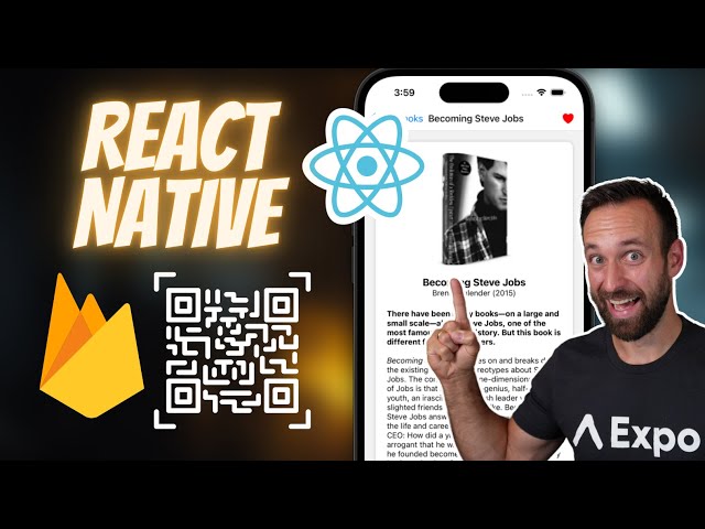 Build your own React Native Book Tracker (Barcode Scanner, Google APIs, Firebase, Expo)