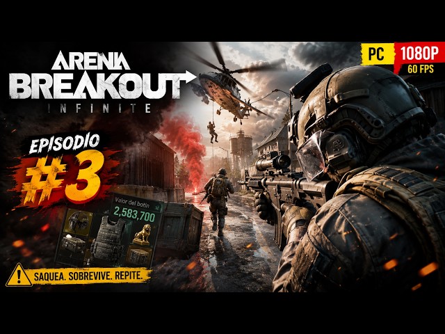 EPISODIO #3 JUGANDO ARENA BREAKOUT INFINITE SIENDO PRPRICIPIANTE